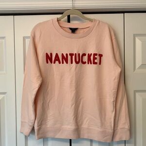J. Crew Light Pink Nantucket Sweatershirt